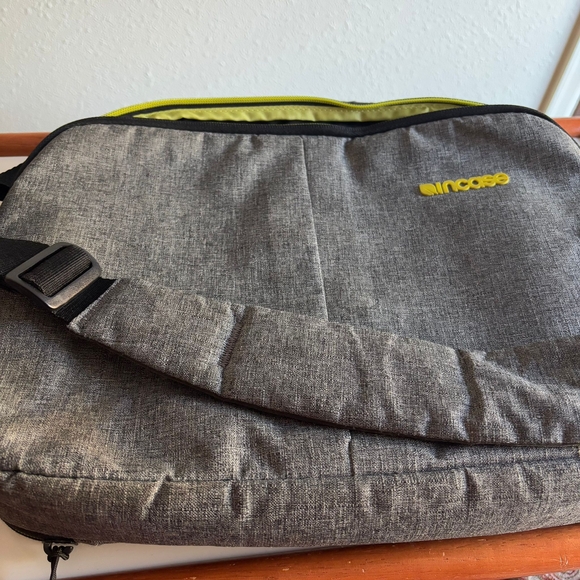 Incase Other - Incase Gray and Yellow Laptop Bag